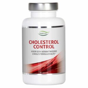 Een flesje Nutrivian Cholesterol Control van Nutrivian (60 stuks).