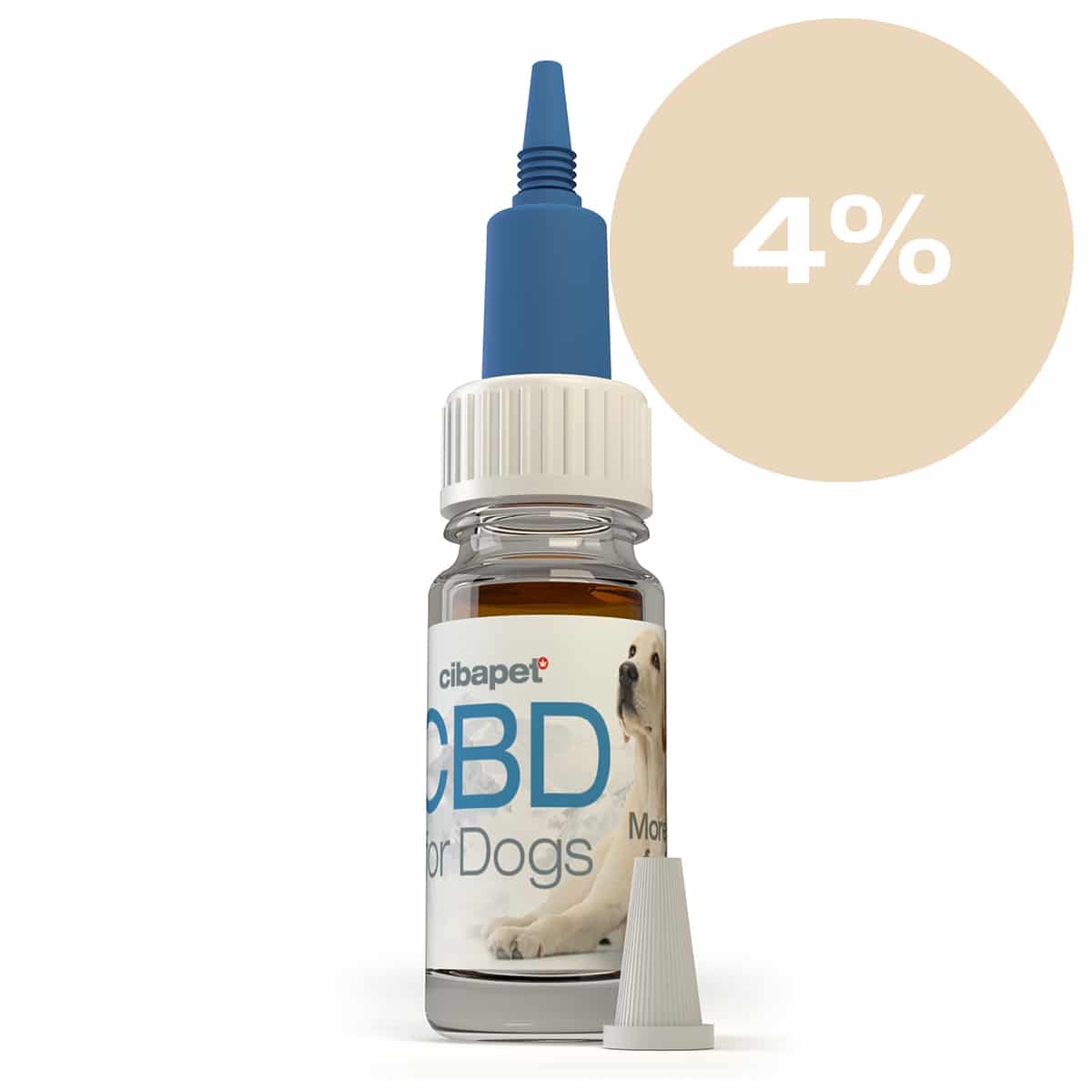 Cibapet CBD olie 4% voor honden (10ml) voor honden.