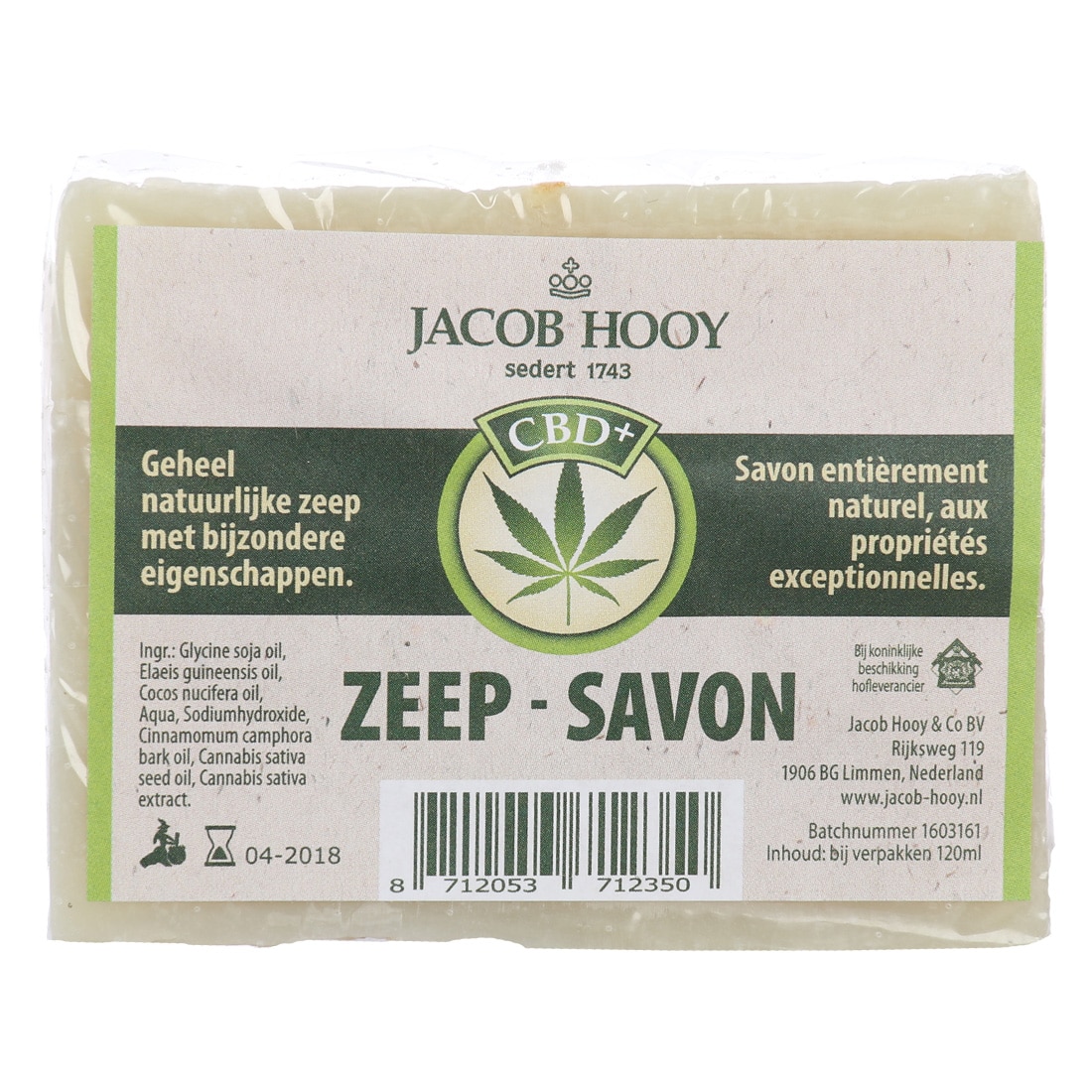 Jacob Hooy CBD Zeep