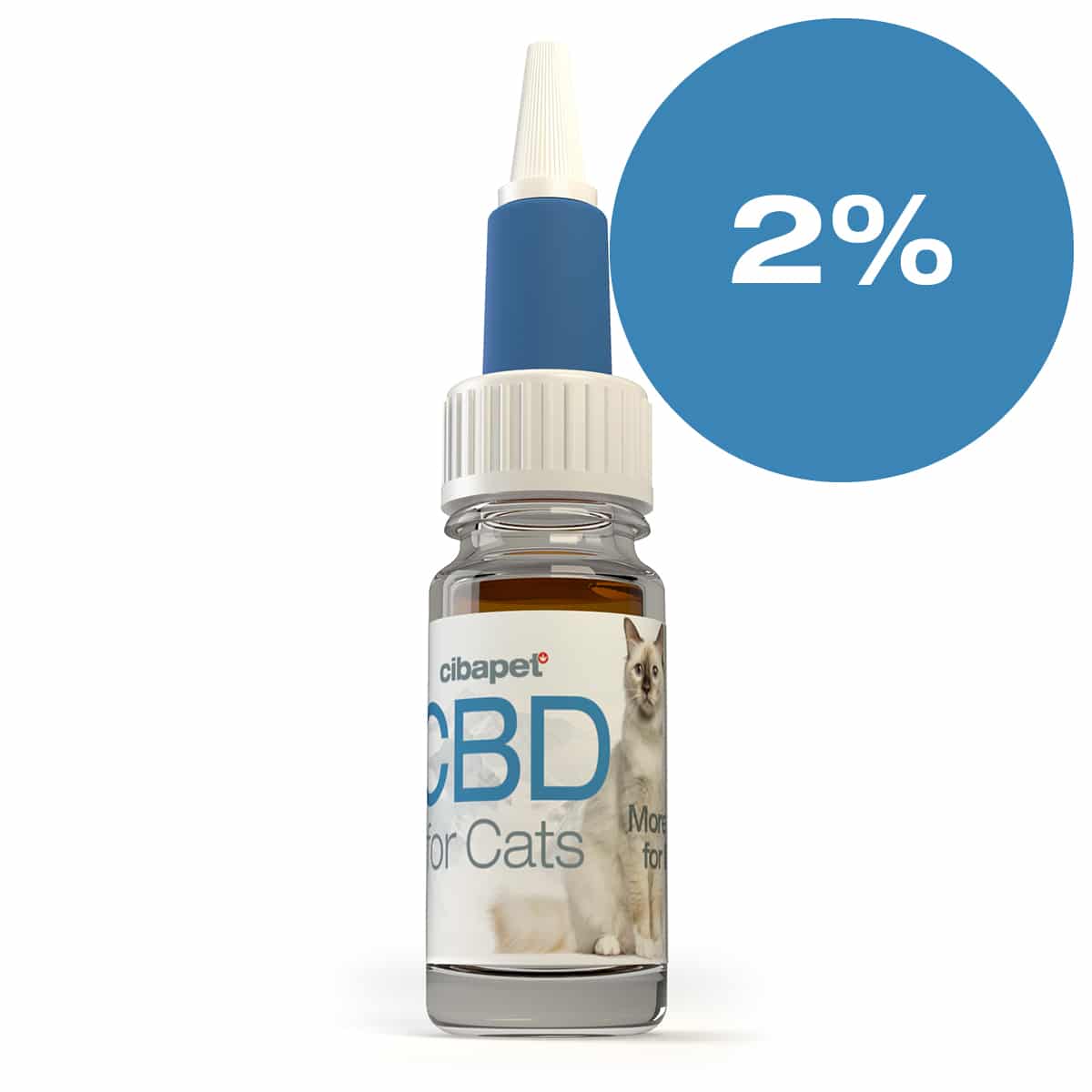 Cibapet CBD olie 2% voor katten (10ml) voor katten.