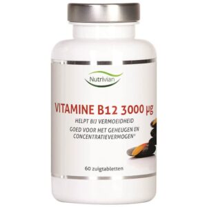 Vitamine B12 van Nutrivian (60 stuks) 3000 g.