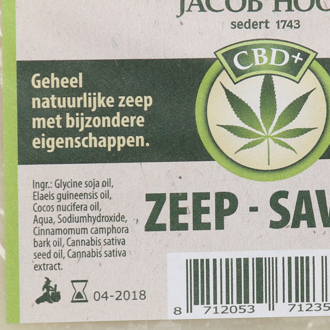 Jacob Hooy CBD Zeep - zep-save.