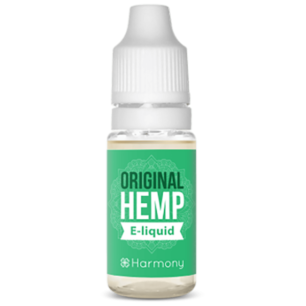 Een fles Harmony E-liquid 600 mg CBD - Klassieke hennep (10 ml).